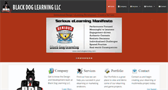 Desktop Screenshot of blackdoglearning.com