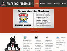 Tablet Screenshot of blackdoglearning.com